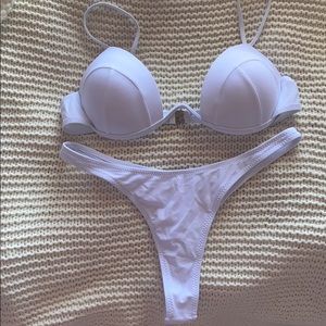White Shein Bikini NWOT
